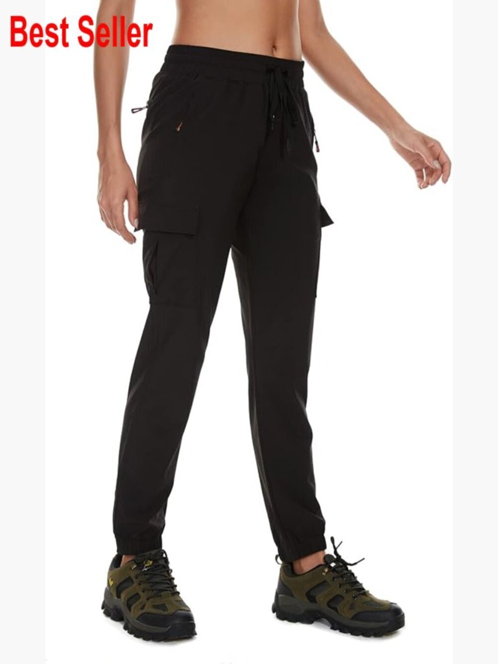 Lightweight Cargo Pants Quick Dry Joggers Water-Resistant Hiking Pants